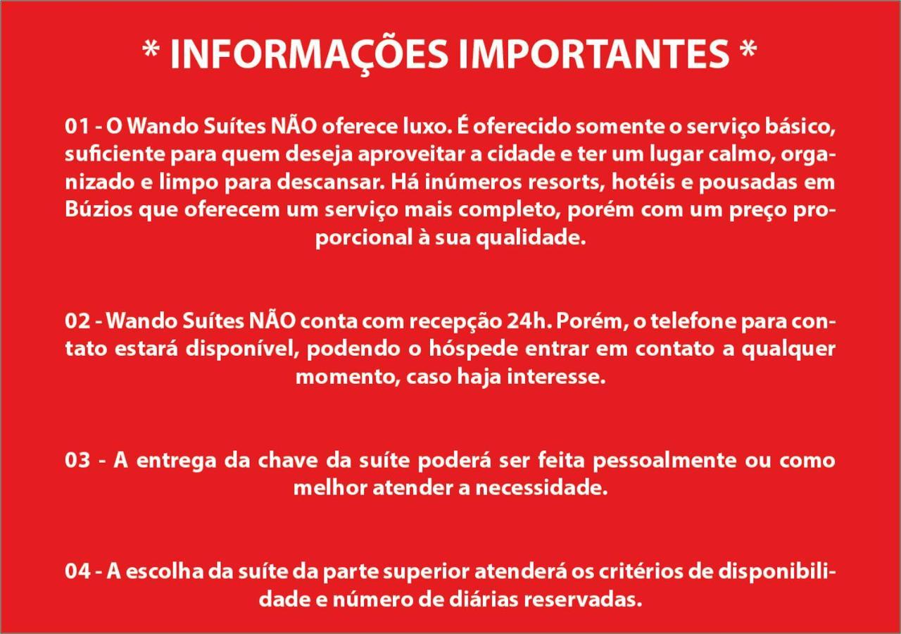 Wando Suites Búzios 外观 照片